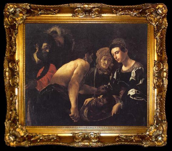 framed  CARACCIOLO, Giovanni Battista Salome with the Head of John the Baptist, ta009-2